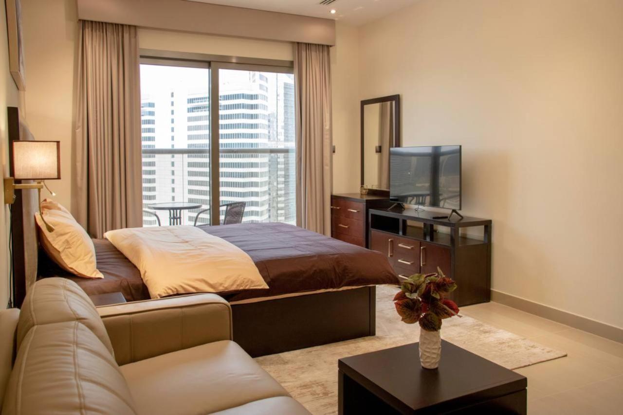 Aws Homes - Luxurious High Floor Studio With Breathtaking View Dubaj Exteriér fotografie